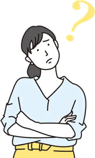 考えこむ女性