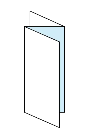 Z折のイラスト